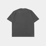 Camiseta Oversized Cinza Estonado